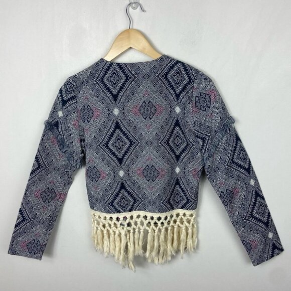 Rory Beca Anthropologie Revolve Bikes Jacket Fringe Hippie Bohemian Size XS Boho - Picture 13 of 14